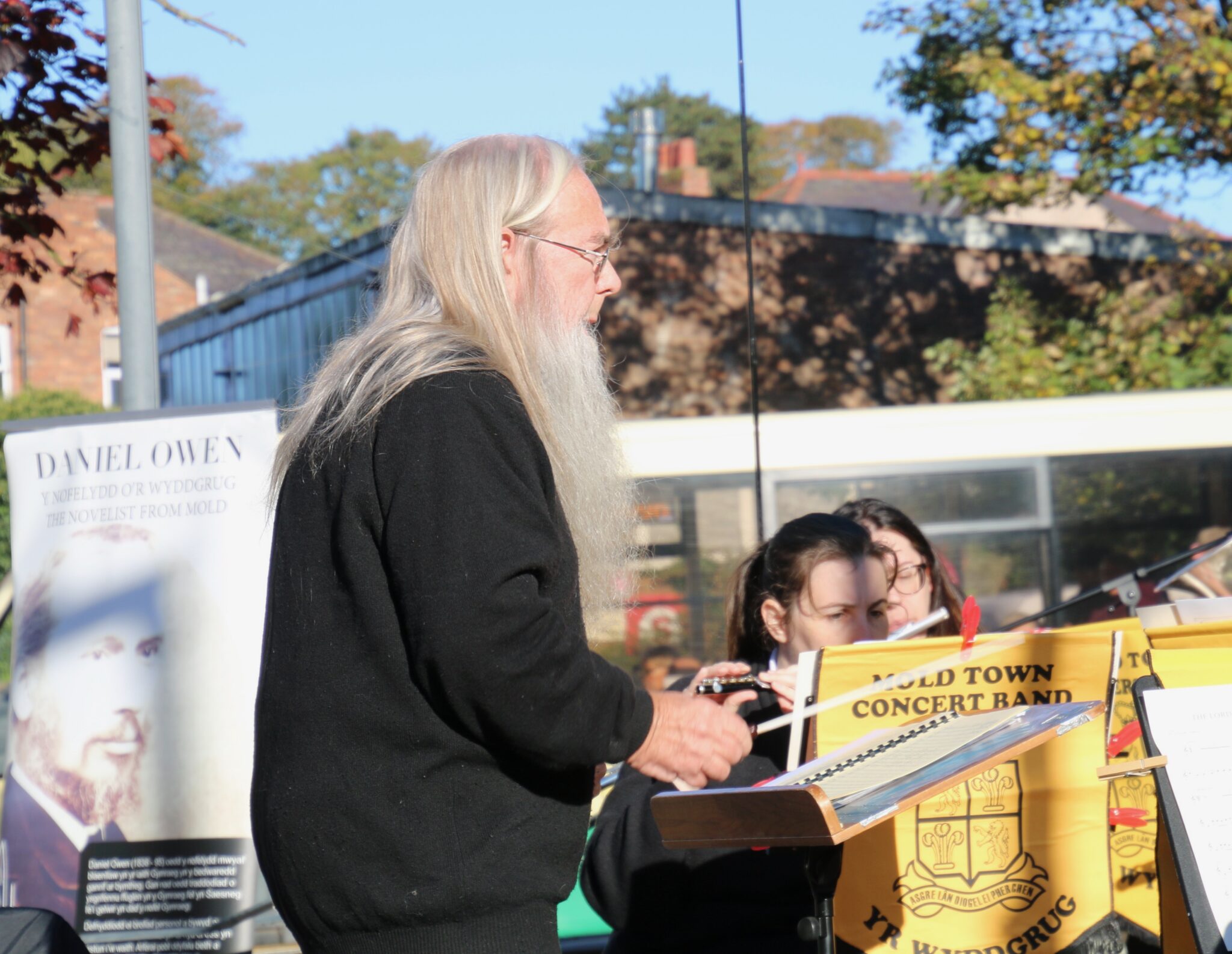 Mold Town Band Conductor in action